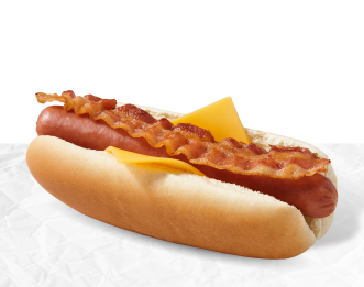 Image d'un HOT-DOG FROMAGE & BACON