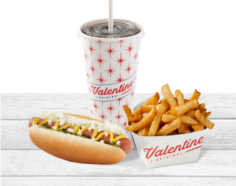 Image de HOT-DOG, FRITE & BREUVAGE 20OZ