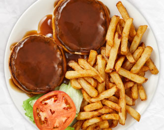 Picture of HAMBURGER STEAK & FRIES