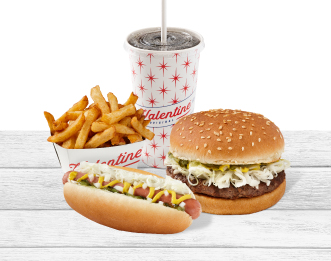 Image de HAMBURGER, HOT-DOG, FRITE & BREUVAGE 20OZ