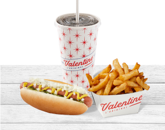 Picture of HOT-DOG, FRIES & 20OZ BEVERAGE