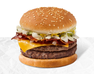 Picture of Double cheeseburger with bacon